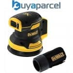 Dewalt DCW210N Cordless Brushless 18v XR Random Orbital Sander 125mm + Dust Bag