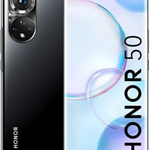 HONOR 50 Mobile Phone 5G SIM Free Unlocked 8 + 256 GB Smartphone with 108 MP Camera, 120 Hz 6.57 Inch OLED Curved Screen, Snapdragon 778, Battery…