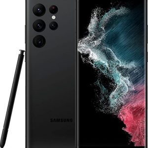 Samsung Galaxy S22 Ultra 5G (Phantom Black) SM-S908 1TB Storage + 12GB RAM SIM Free Factory Unlocked Android Smartphone