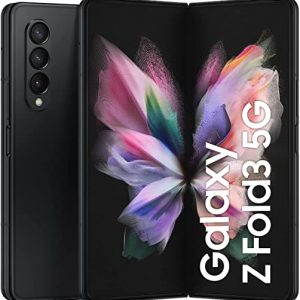 Samsung Galaxy Z Fold3 5G Mobile Phone SIM Free Android Folding Smartphone 256GB Phantom Black (UK Version)
