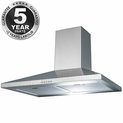 SIA CHL60SS 60cm Chimney Cooker Hood Kitchen Extractor Fan In Stainless Steel