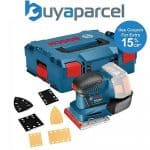 Bosch GSS18V-10 18v Li-ion Multi Base Orbital Detail Sander +3 Base Plates LBOXX