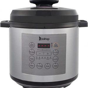 Electric Pressure Cookers,Push-button stainless steel electric pressure cooker 13 in 1 cooking mode,6L, Electric Pressure Cooker,Stainless steel…