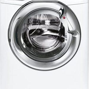 Hoover H-Wash 300 H3WS69TAMCE Freestanding Washing Machine, Chrome Door, WiFi Connected, 9 kg Load, 1600 rpm, White