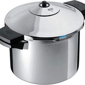 Kuhn Rikon Duromatic Inox Stainless Steel Pressure Cooker with Side Grips, 6 Litre / 22 cm