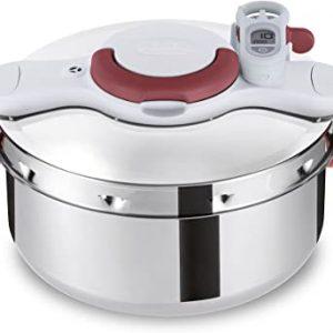 Tefal P4620733 Clipso Minut Perfect Pressure Cooker, Stainless Steel, 6 Litre