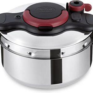 Tefal P4620768 Clipso Minut Easy Pressure Cooker, Stainless Steel, 6 Litre