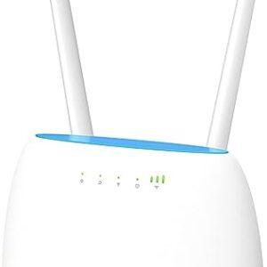 ioGiant AC1200 4G Router with SIM Slot Unlocked, 1200Mbps Dual Band 4G Mobile Wi-Fi Router, No Configuration Required, Removable WiFi Antennas, 4G…