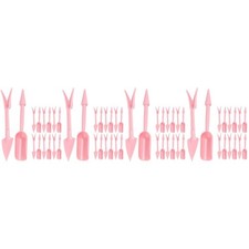 Gardening Hand Tool Set Pink Durable PP Planting Accessories for Home Use