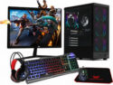 22" Gaming PC Bundle Full Setup Core i5 16GB 1TB HDD + SSD GTX 750 4GB WIN 11