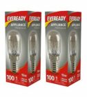 2X Eveready 220-240V 15w Fridge Freezer Appliance Bulb E14 Cooker Hood Pygmy