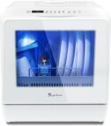 45 cm Mini Table Top Dishwasher, Portable Countertop Dishwasher, 6 Programs