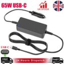 65W Laptop Car Charger USB C AC Adapter For Lenovo Yoga 11E Thinkpad X1 Carbon