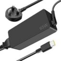 65W USB C Laptop Charger for Lenovo ThinkPad Yoga ThinkBook Chromebook UK Plug