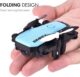 SIMREX X300C Mini Drone with Camera WIFI HD FPV Foldable RC Quadcopter RTF 4CH 2.4Ghz Remote Control Headless