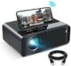 ELEPHAS WiFi Mini Projector | Synchronize Smartphone Screen | 1080P HD Portable Projector with 6500 Lux and 200″ Display | Compatible with Android/iOS