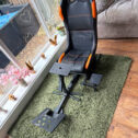 ADX Black Gaming Chair with Mounting Plates, Steering Wheel & Pedals Stand