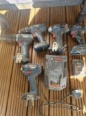 Bosch 18V Cordless Power Tool Bundle Drills & Impact Drivers Charger battery