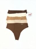 Calvin Klein Women Invisibles 5 Pack Thong Underwear Multicolor XS QD3556-900