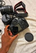 Canon EOS 4000D DSLR Camera Bundle, EF-S 18-55mm Lens, Strap Bag 2 Chargers