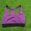 Champion Women's Purple Black Racerback Sports Bra Size M Gymwear