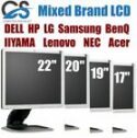 Cheap 19" 20" 22" 23" 24" TFT PC Computer Monitor VGA DVI Flat Screen Dell HP B