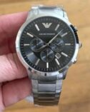 Emporio Armani Sportivo AR2460 Stainless Steel Chronograph Wrist Watch for Men