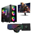 Fast Gaming PC Computer Bundle Intel Quad Core i5 16GB SSD+1TB Win 11 2GB GT730