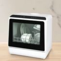 Freestanding Mini Dishwasher Mini Table Top Portable 6 Programs 5L Water Tank