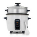 Geepas Rice Cooker Steamer 3 in 1 Cooking Pot Non Stick Electric Keep Warm
