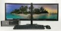 Google Classroom ready Dual Monitor PC Bundle Setup DELL i5 8GB 240GB 2 x 19"