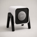 Google Home Mini Retro Speaker Housing Stand Solid Patterned Faceplate