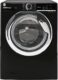 Hoover H3WS4105TACBE-80 10kg 1400rpm Freestanding Washing Machine, WIFI Connected, Steam, Black with Chrome door