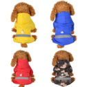 Hot Sale Pet Dog Clothes Raincoat Double Spring And Summer Puppy Dog Costume Waterproof Jacket XS-XXL