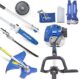 Hyundai 52cc 5 in 1 Petrol Multi-Tool Set, Grass, Hedge Trimmer, Pruner Chainsaw, Brush Cutter