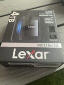 Lexar SL500 Portable SSD 4TB with Magnetic Set USB 3.2 Gen 2 Brand New Sealed