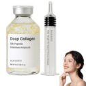 NaVaro Collagen Peptide Facial Ampoule, Hydrating Serum for Smooth Glowing Skin