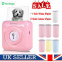 PeriPage Mini Pocket BT Thermal Printer Photo Label Printing With 7 Rolls Paper