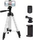 Phone Tripod,LINKCOOL 42″ Aluminum Lightweight Portable Camera Tripod for Iphone/Samsung/Smartphone/Action Camera/DSLR Camera with Phone Holder