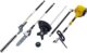STANLEY STR-4IN1A 4 in 1 Brush Cutter, Hedge, Line Trimmer, Pole Pruner, Multitool, Black/Yellow