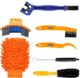 TAGVO 7pcs Bike Cleaning Tool Set, Bicycle Clean Brush Kit Bike chain cleaning tool set for Bike Chain/Tire/Sprocket Cycling Corner Stain Dirt…