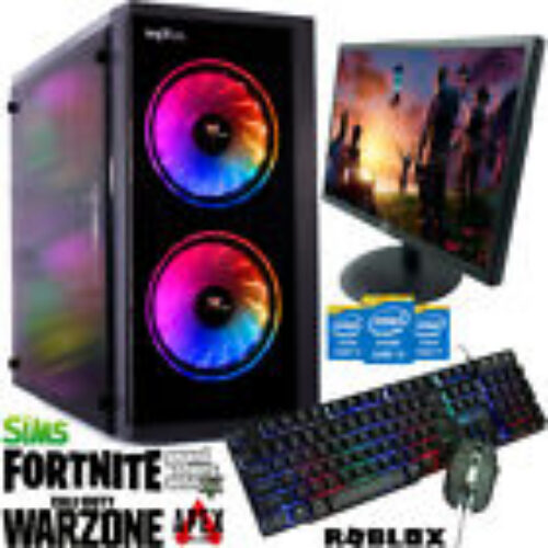 ULTRA FAST i3 i5 i7 Desktop Gaming Computer PC 2TB 16GB RAM GTX 1660 Windows 10