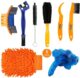 Weilisi 8 Pcs Bike Cleaning Tools Set,Full Bike Chain Cleaner Bicycle Cleaning Kit,Bike Motorbike Cleaning Kits Tools for Cleaning Bike…