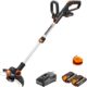WORX 20V Cordless Grass Trimmer with Fast Charger 2-in-1 Grass Trimmer/Edger